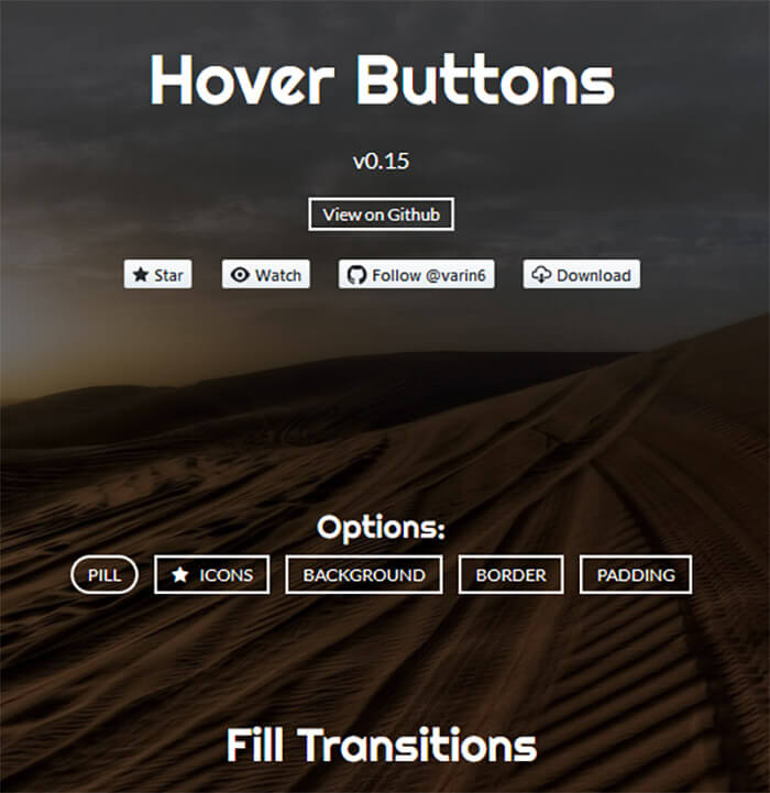 Hover Buttons - 15 Interesting JavaScript and CSS Libraries for September 2017
